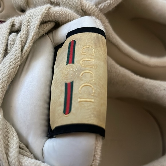 AUTHENTIC GUCCI WOMEN'S SCREENER SNEAKER WITH WEB - Picture 6 of 11